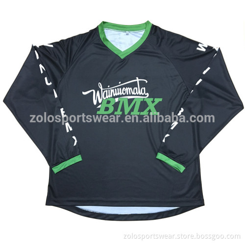 Customizable Long Sleeve Motocross and BMX Jerseys